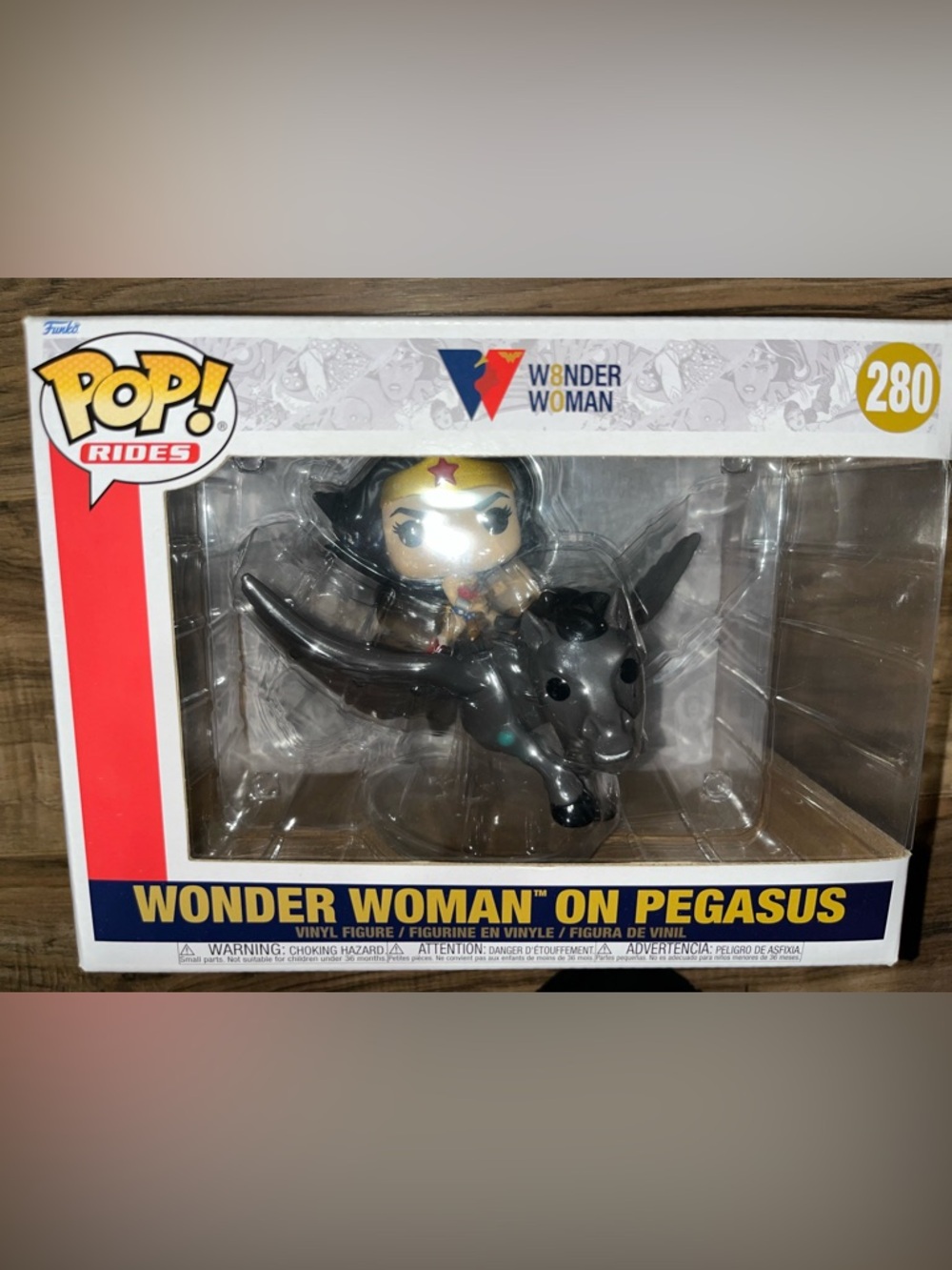 Funko Pop Rides Wonder Woman on Pegasus